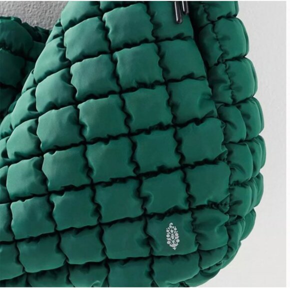 Free People Quilted Carryall in Fuji Jade - Picture 5 of 11